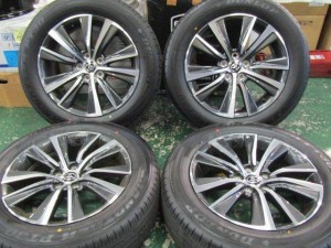 【冬のお得セット】トヨタ　80系　ハリアー　Gハイブリット純正　7.5J　+35　114.3　5H　225/60R18　履き替えにも◆