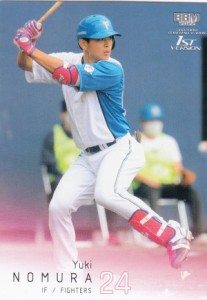 BBM ベースボールカード 282 野村佑希 北海道日本ハムファイターズ (レギュラーカード) 2022 1stバージョン