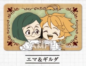 【エマ＆ギルダ】 約束のネバーランド しかくい缶バッジ