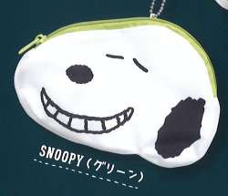 【SNOOPY(グリーン)】 コロコロスヌーピー リュックポーチコレクション