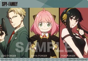 【ロイド＆アーニャ＆ヨル】 SPY×FAMILY クリアビジュアルポスター A5サイズ