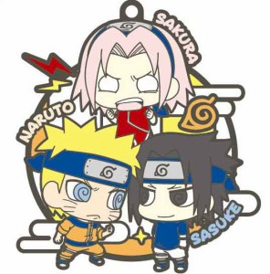 【ナルト＆サクラ＆サスケ】ラバーマスコット バディコレ NARUTO-ナルト- 疾風伝 スリーマンセルだってばよ!編