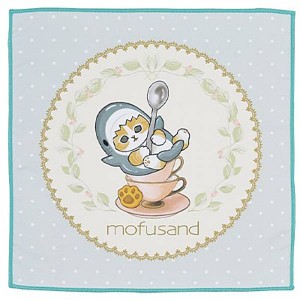 【D賞 サメにゃん（テーブルナプキン）】一番くじ mofusand -Classy Tea Time-