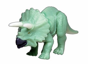 【トリケラトプス】あそべる生物フィギュアシリーズ ガチャアクション THE恐竜 6大恐竜大進撃
