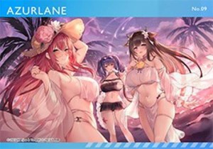 【No.09 水着イラスト】アズールレーン トレーディングブロマイド