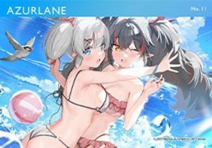 【No.11 水着イラスト】アズールレーン トレーディングブロマイド