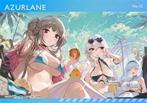 【No.12 水着イラスト】アズールレーン トレーディングブロマイド