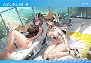 【No.19 水着イラスト】アズールレーン トレーディングブロマイド