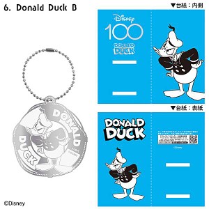 【Donald　Duck　B】ディズニー100 メタルブックマーカー