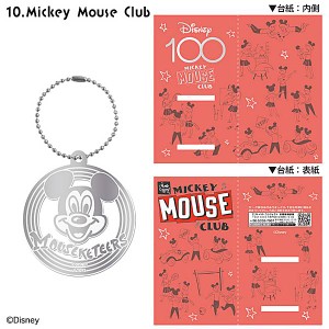 【Mickey　Mouse　Club】ディズニー100 メタルブックマーカー