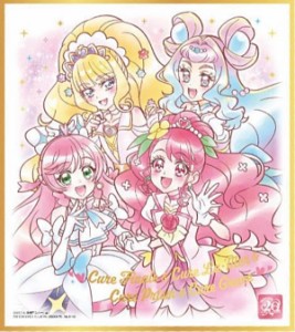 【[ゴールド箔押し] No.14 プリキュア集合 (C) 】プリキュア 色紙ART-20周年special-3