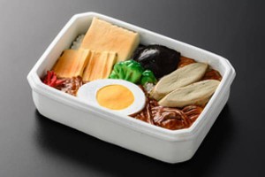 【牛すき焼き丼】TAMA-KYU ANA 国際線エコノミークラス機内食 フィギュアコレクション1