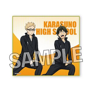 【月島蛍＆山口忠(アップ)】ハイキュー!! トレーディングホロ色紙 BOX2