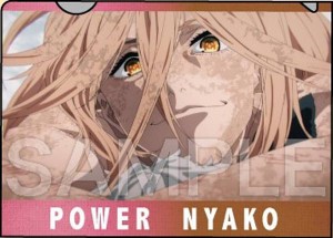 【POWER　NYAKO】チェンソーマン ミニクリアファイル A6サイズ