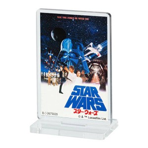 【スター・ウォーズ エピソード4/新たなる希望 日本語版ポスター】STAR WARS ポスターアクリルスタンド