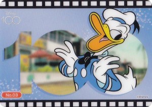 【No.03 ドナルドダック】 ブシロード トレーディングカード コレクションクリア Disney100