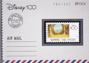 【[銀箔 193/250] WS-31 WINNIE THE POOH くまのプーさん (スペシャルインサートカード/メモラビリアスタンプカード) 】 Disney創立100周
