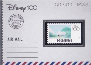 【[銀箔 025/250] WS-34 MOANA モアナ (スペシャルインサートカード/メモラビリアスタンプカード) 】 Disney創立100周年 EPOCH 2023 Prem