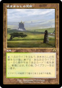 【旧枠版】マジックザギャザリング MH3 JP 0440 吹きさらしの荒野 (日本語版 レア) モダンホライゾン3 (MTG)