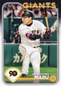 NPB ベースボールカード 192 丸佳浩 読売ジャイアンツ (ベースカード) 2024 TOPPS