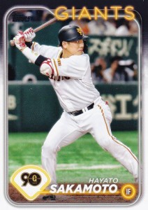 NPB ベースボールカード 216 坂本勇人 読売ジャイアンツ (ベースカード) 2024 TOPPS