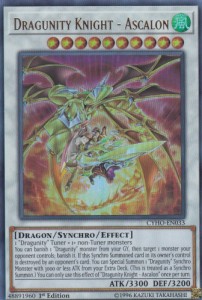 遊戯王 CYHO-EN033 ドラグニティナイト—アスカロン Dragunity Knight - Ascalon(英語版 1st Edition ウルトラレア) サイバネティック・