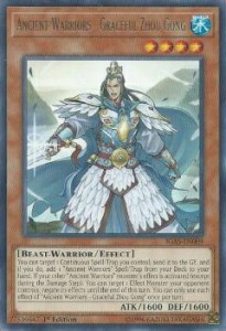 遊戯王 IGAS-EN009 戦華の美―周公 Ancient Warriors - Graceful Zhou Gong (英語版 1st Edition レア) Ignition Assault