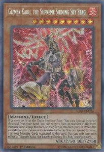 遊戯王 IGAS-EN024 機巧蹄―天迦久御雷 Gizmek Kaku, the Supreme Shining Sky Stag (英語版 1st Edition シークレットレア) Ignition As