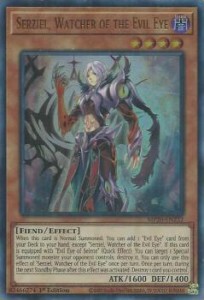 遊戯王 MP20-EN232 呪眼の死徒 サリエル Serziel, Watcher of the Evil Eye (英語版 1st Edition ウルトラレア) 2020 Tin of Lost Memori