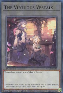 遊戯王 SDAZ-EN050 二人の聖女 The Virtuous Vestals (英語版 1st Edition トークン) Structure Deck：Albaz Strike