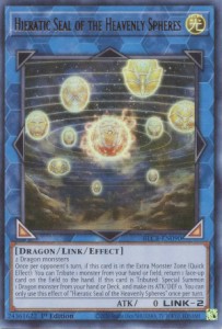 遊戯王 BLCR-EN090 天球の聖刻印 Hieratic Seal of the Heavenly Spheres (英語版 1st Edition ウルトラレア) Battles of Legend：Crysta