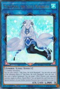 遊戯王 MAMA-EN014 垂氷の魔妖—雪女 Yuki-Onna, the Icicle Mayakashi (英語版 1st Edition ウルトラレア) Magnificent Mavens