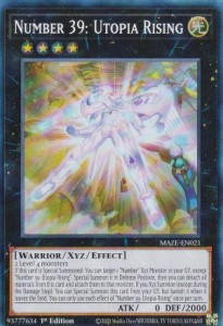 遊戯王 MAZE-EN021 Ｎｏ.３９ 希望皇ホープ・ライジング Number 39: Utopia Rising (英語版 1st Edition スーパーレア) Maze of Memories