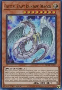 遊戯王 SDCB-EN044 究極宝玉獣 レインボー・ドラゴン Crystal Beast Rainbow Dragon (英語版 1st Edition ウルトラレア) Structure Deck