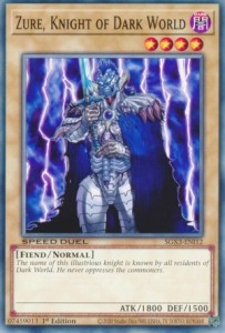 遊戯王 SGX3-ENI12 暗黒界の騎士 ズール Zure, Knight of Dark World (英語版 1st Edition ノーマル) Speed Duel GX：Duelists of Shadow