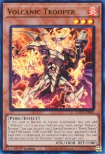 遊戯王 LD10-EN019 ヴォルカニック・トルーパー Volcanic Trooper (英語版 1st Edition ウルトラレア) Legendary Duelists：Soulburning 