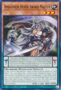 遊戯王 MP23-EN220 アマゾネスの銀剣使い Amazoness Silver Sword Master (英語版 1st Edition ノーマル) 25th Anniversary Tin：Dueling