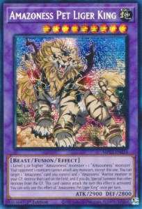 遊戯王 MP23-EN224 アマゾネスペット虎獅王 Amazoness Pet Liger King (英語版 1st Edition プリズマティックシークレットレア) 25th Ann