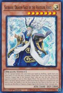 遊戯王 PHNI-EN021 粛声の竜賢聖サウラヴィス Sauravis, Dragon Sage of the Voiceless Voice (英語版 1st Edition スーパーレア) PHANTO