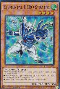 【銀字仕様】遊戯王 BLC1-EN022 Ｅ・ＨＥＲＯ エアーマン Elemental HERO Stratos (英語版 1st Edition ウルトラレア) BATTLES OF LEGEND