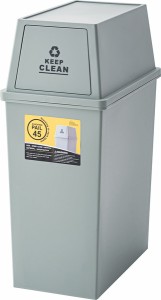 スタッキングペール45L スリムゴミ箱 45L ダストボックス 屋外 屋内 スタッキング ごみ箱 分別ゴミ箱 キッチン