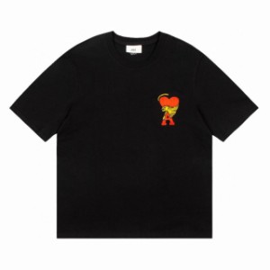 AMI PARIS アミパリ AMI DE COEUR アミ ドゥ クール カットソー Tシャツ ユニセックス 半袖 メンズ レディース カジュアル カップル コッ