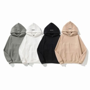 FOG FEAR OF GOD ESSENTIALS ダブルライン ESSENTIALS レターセーター  パーカー メンズ[並行輸入品]