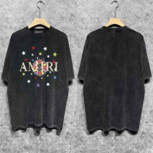 AMIRI 満天の星空  ビンテージ TEE ブラック 半袖Tシャツ