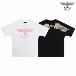 【送料無料】BOYLONDON  半袖 カップル 春夏イーグルス ホワイト Tシャツ 並行輸入品