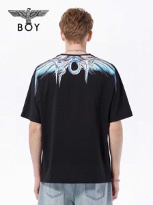 【送料無料】BOYLONDON  半袖 カップル 23春夏 ホワイト ブラック Tシャツ N01004 並行輸入品