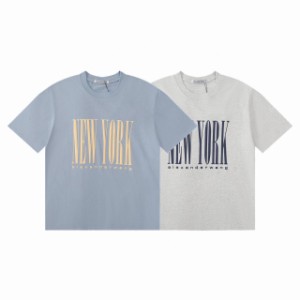 Alexander Wang Aw New York Foam Print T Shirt Short Sleeve