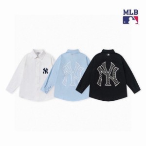MLB 新織物ビッグロゴ オールドフローラルシャツ男女兼用