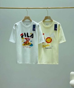 Fila公式レディース半袖tシャツ 2023年新作