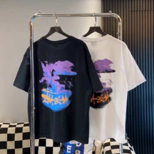 STUSSY ステューシー Tシャツ グラフィティ プリント メンズ レディース 半袖 Tシャツ 並行輸入品